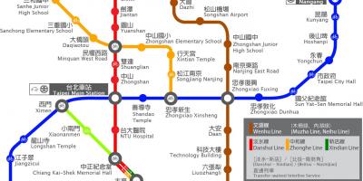 高铁站台北的地图