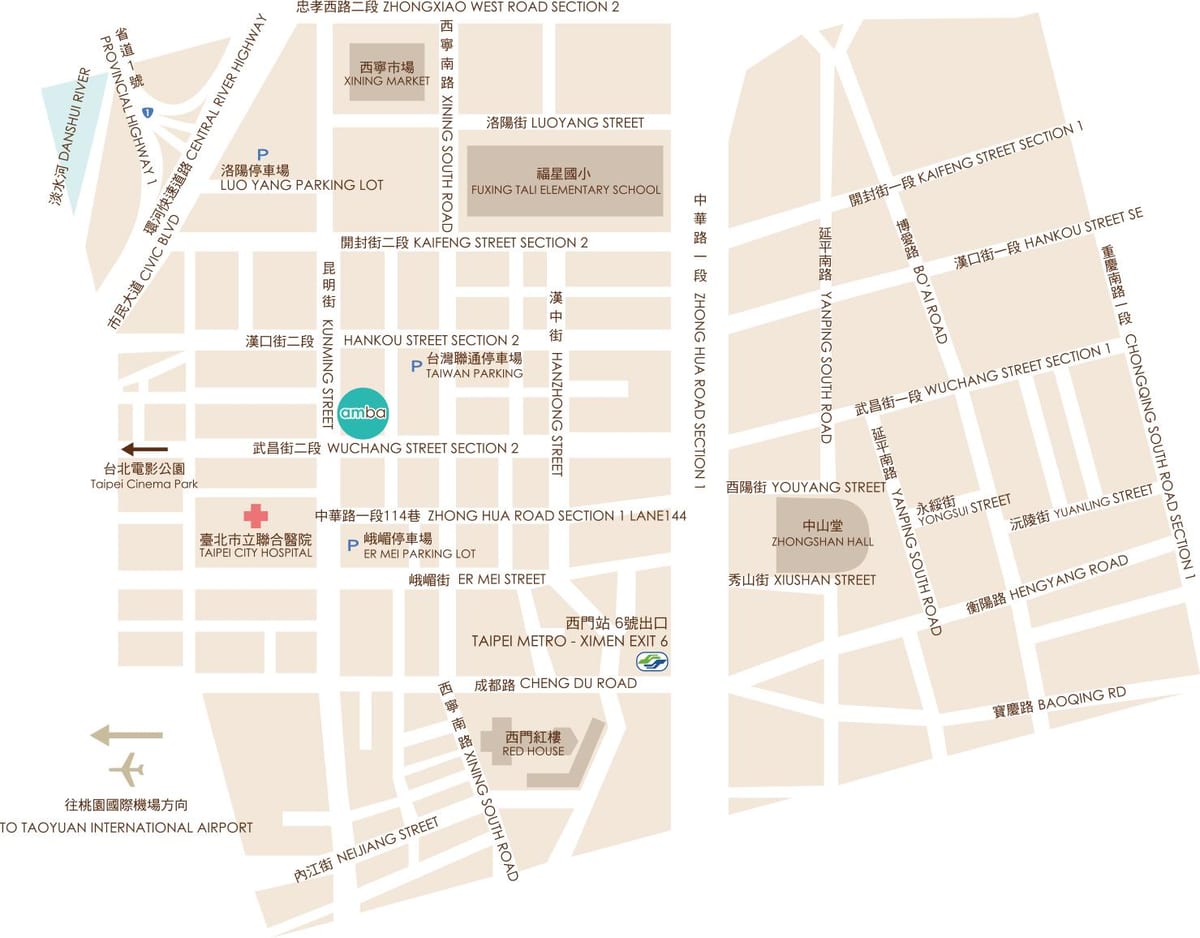 西门町北地图