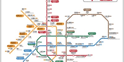 地图的台北市场的夜晚
