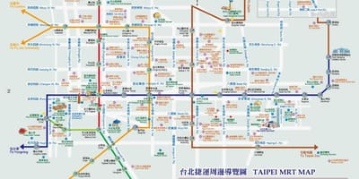 台湾地铁线图景点