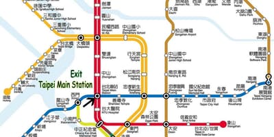 地图的台巴士站