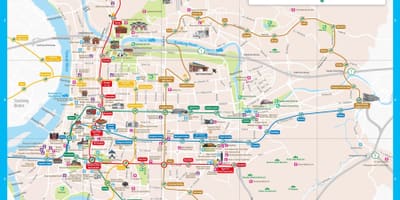 台北的旅游景点地图