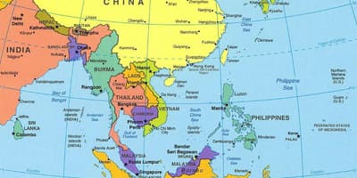 台北的位置，在世界地图