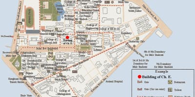 国立台湾大学校园地图