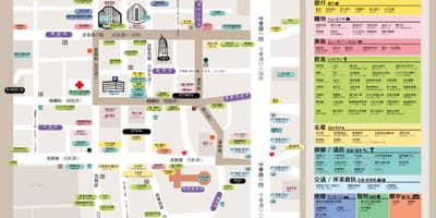 西门町购物区地图