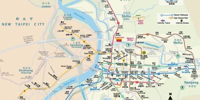 地图淡水